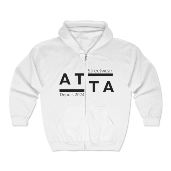 Sweatshirt zippé à capuche