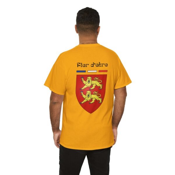 T-shirt unisexe en coton épais NORMANDIE – Image 12