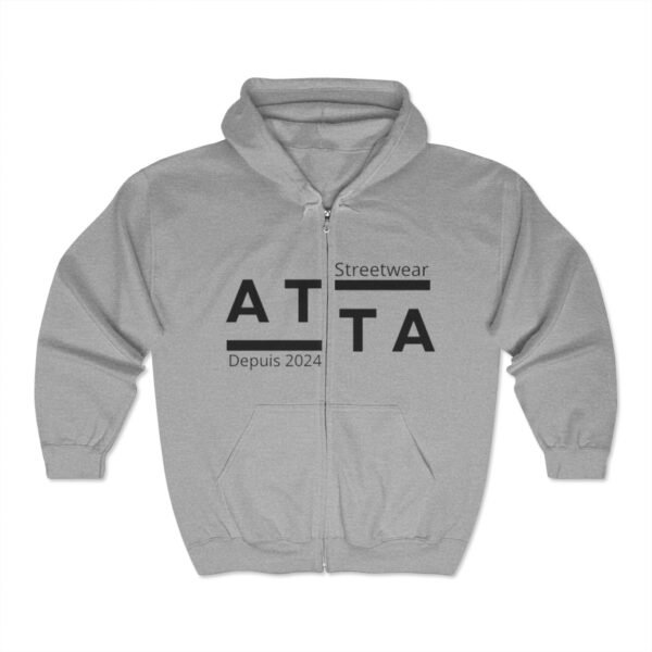 Sweatshirt zippé à capuche – Image 3