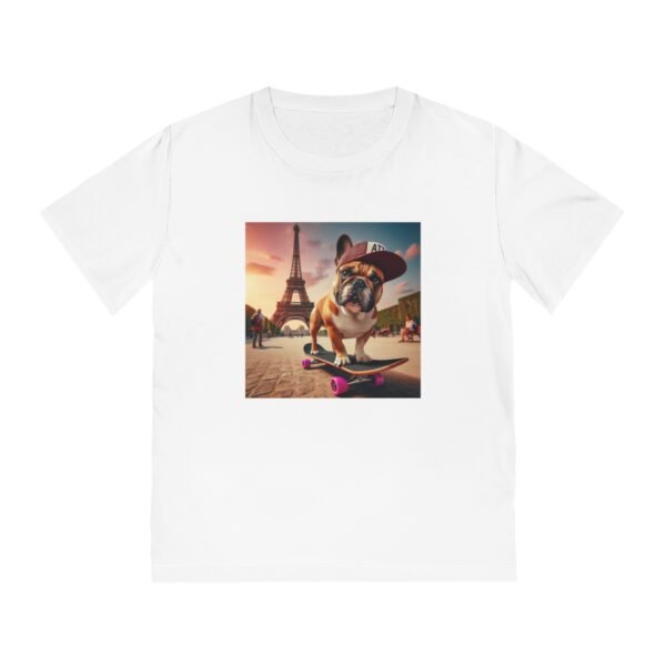 T-shirt unisexe - Charly le bouledogue Français à Paris