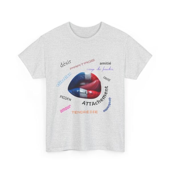 T-shirt unisexe coton épais FRENCH KISS – Image 4