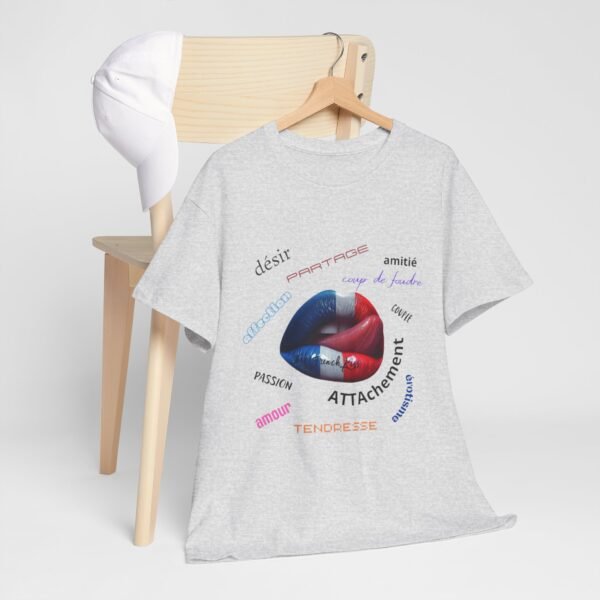 T-shirt unisexe coton épais FRENCH KISS – Image 5