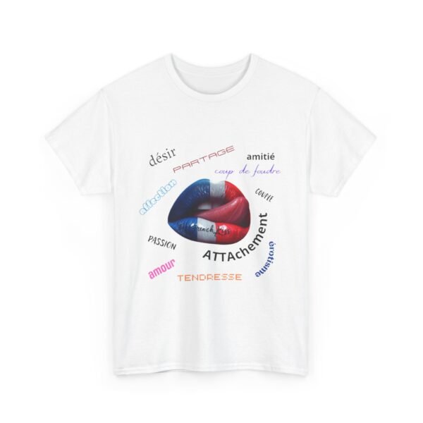 T-shirt unisexe coton épais FRENCH KISS