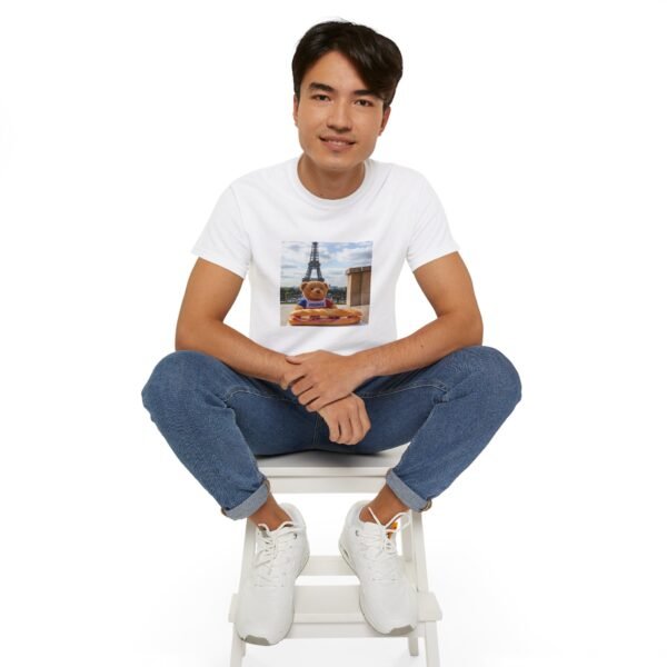 T-shirt unisexe en coton épais TEDDY est en France – Image 4